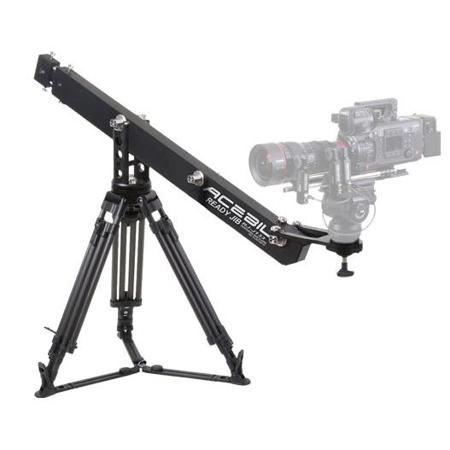 Acebil Ready Jib Kit2, Ready Jib Arm, CINE100A Tripod, 66 lbs Capacity