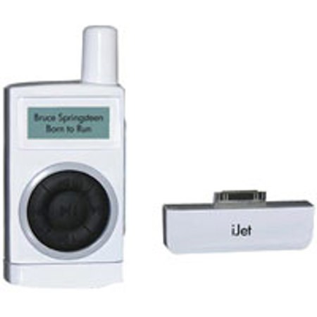 ABT Inc. iJet 2, Two-way Transmitter / Receiver for Bottom Docking iPod with 30-pin Dock Connector, Color: White.
