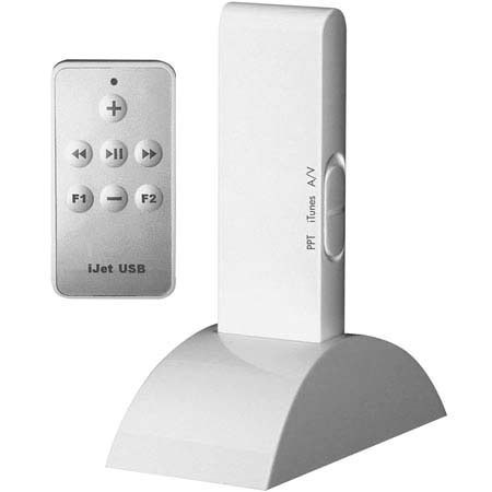 ABT Inc. iJet USB Media Player Controller, Operates Music / Video Wirelessly on a PC, up to 150 feet.