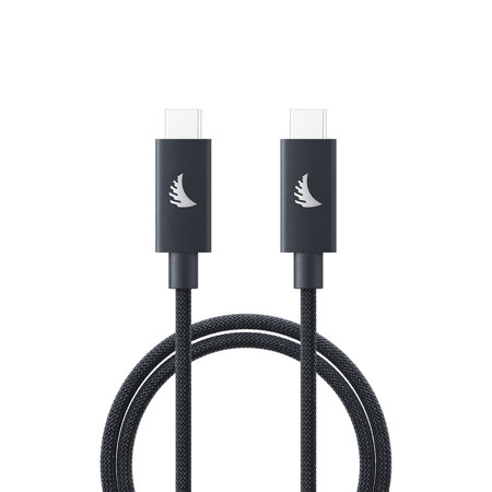 Angelbird 3.3' 240W USB 4.0 Type-C Solid Flex Cable, Blue Gray