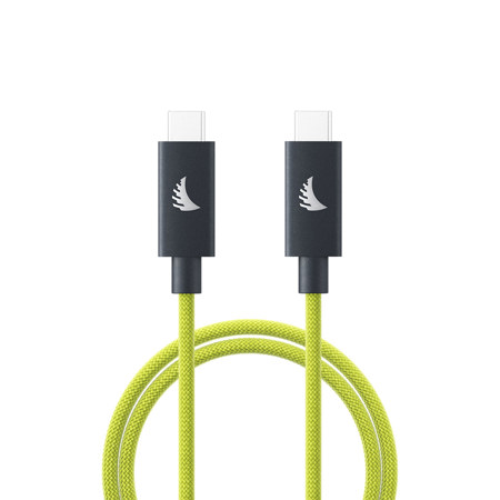 Angelbird 1' 100W USB 4.0 Type-C Solid Flex Cable, Lime