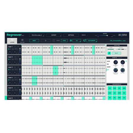 Accusonus Regroover Essential Loop Unmixer Plug-In, Electronic Download
