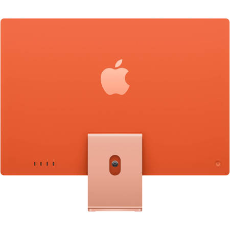 Apple iMac 24" with Retina 4.5K Display, M1 Chip with 8-Core CPU and 8-Core GPU, 8GB Memory, 256GB SSD, Gigabit Ethernet, Magic Keyboard with Touch ID, Orange, Mid 2021