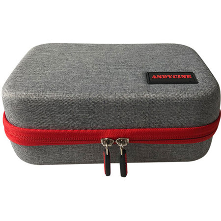 AndyCine Zippered Carry Case with EVA Foam for 7" Camera Monitors, Gray