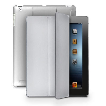 Marware MicroShell Folio Case for iPad 3 & iPad 4, Silver