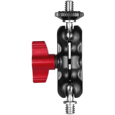 ANDYCINE Mini Double Ball Joint Articulating Arm Short, 2.8" One End Fold Length