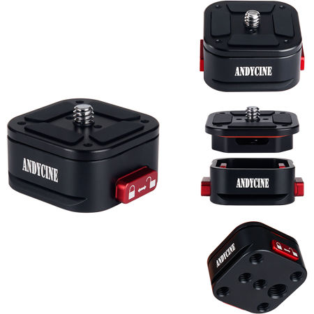 AndyCine Quick Release Plate with 1/4'' Screw