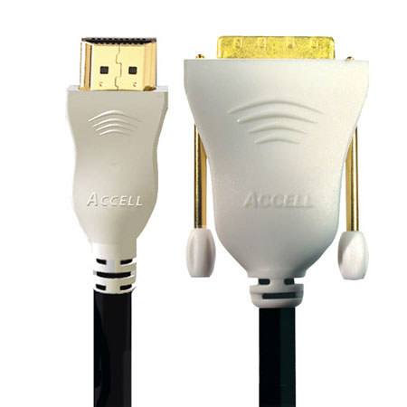Accell UltraAV 6.6' Standard HDMI Cable with DVI Connector