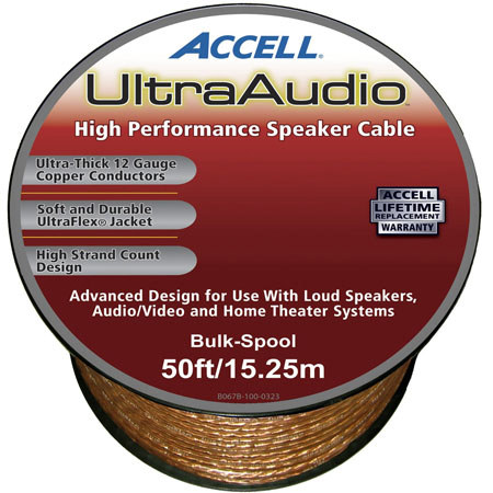 Accell UltraAudio 50' 12 Gauge Speaker Cable