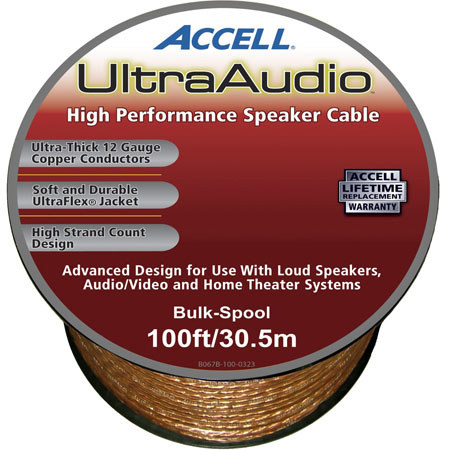 Accell UltraAudio 100' 12 Gauge Speaker Cable