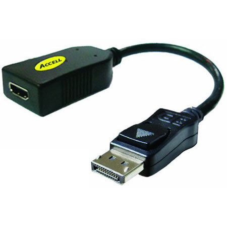 Accell B086B-001B 10" UltraAV DisplayPort/HDMI-A Adapter