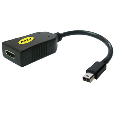 Accell UltraAV 10" Mini DisplayPort to HDMI Adapter Cable