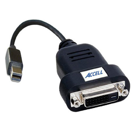 Accell UltraAV 7.75" Mini DisplayPort to DVI-D Active Single-Link Adapter