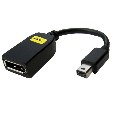 Accell UltraAV 5.2" Mini DisplayPort to DisplayPort Female Adapter
