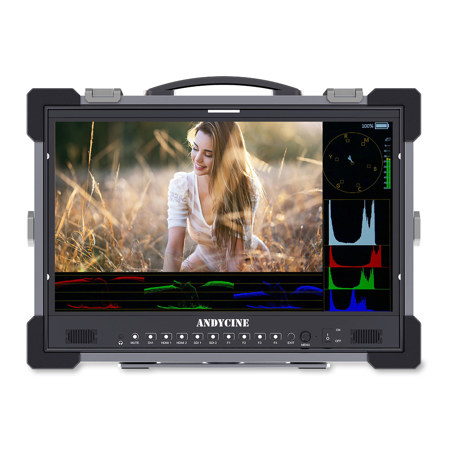 AndyCine C215S 21.5" Full HD High-Bright Portable Broadcast Monitor with Case, Supports 4K HDMI & 3G-SDI