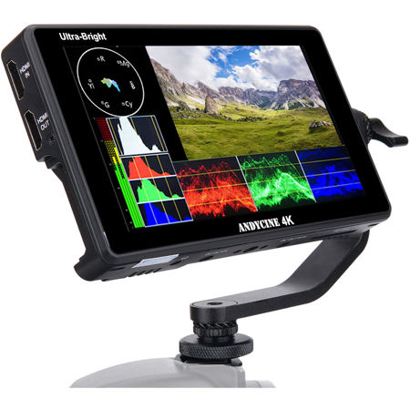 AndyCine C6 6" FHD Ultra-Bright Touchscreen On-Camera Monitor, Supports 4K HDMI
