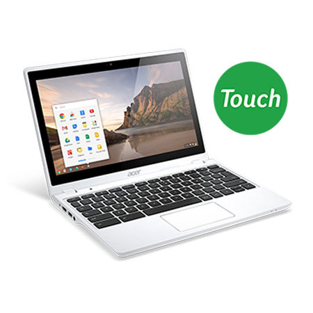 Acer C720P-2600 11" Intel Celeron 1.4GHz Touch Chromebook, 2GB RAM, 32GB