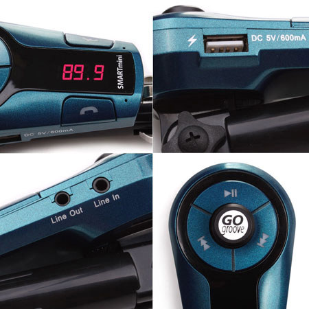 Accessory Power Professional Series GOgroove SmartMini Bluetooth FM Transmitter