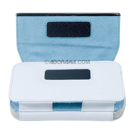 Marware Emmie Genuine Leather Clutch for iPhone4, White