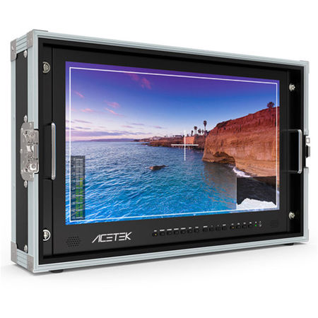 Acetek HDX-156-12G 15.6" 4K Ultra-HD 12G-SDI Carry-On Broadcast Monitor
