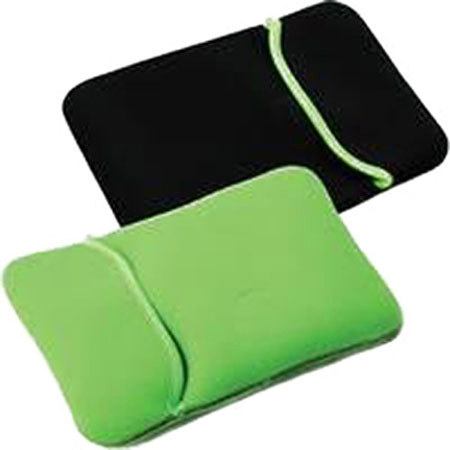 GGI International Reversible Sleeve Case for 10.2" Netbook, Black/Lime Green