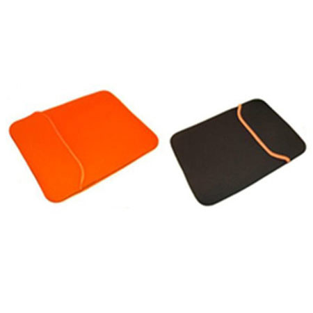 GGI International Reversible Sleeve Case for Up to 14.4" Laptop, Black and Orange