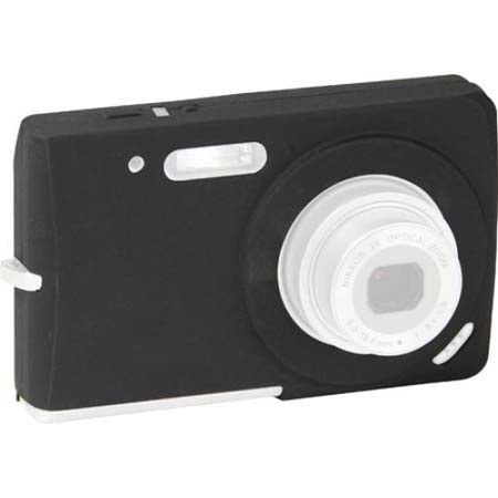 GGI International Black Silicone Case for the Nikon Coolpix S200 Camera
