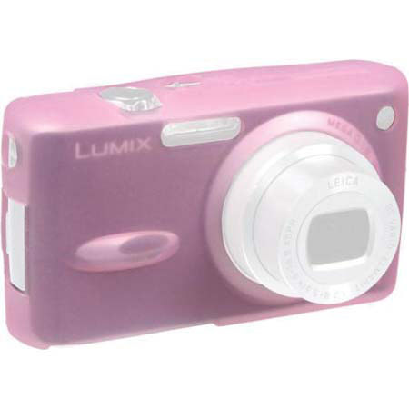GGI International Pink Silicone Case for the Panasonic Lumix DMC-FX01 or DMC-FX07