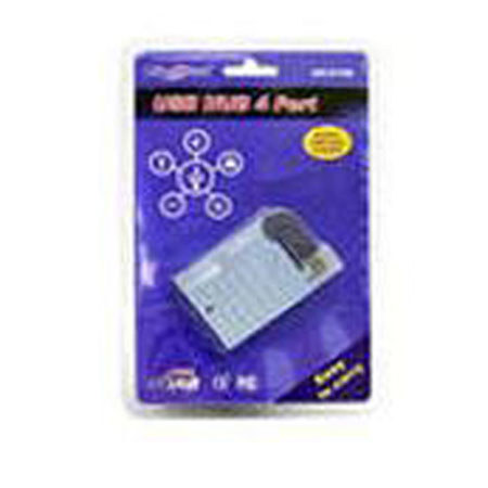 GGI International Four Port USB 2.0 Hub with Power Adapter #UH214G