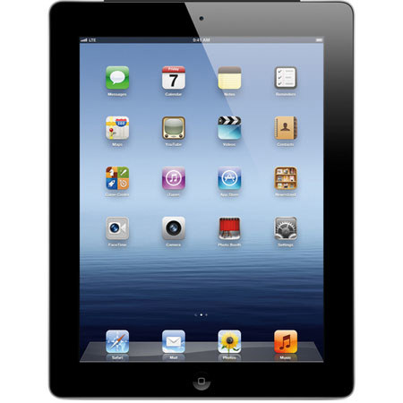 Apple 64GB New iPad with Wi-Fi + 4G, AT&T, Black