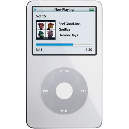 Apple iPod 60GB MP3 Digital Music Player, with Video, 2.5" Color Display, Click Wheel, White