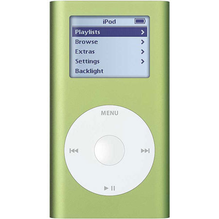 Apple iPod Mini, 4GB MP3 Digital Music Player, Green.