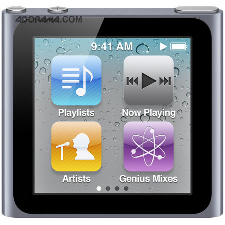 Apple MC694LL/A iPod Nano 16GB 6th Generation, Graphite