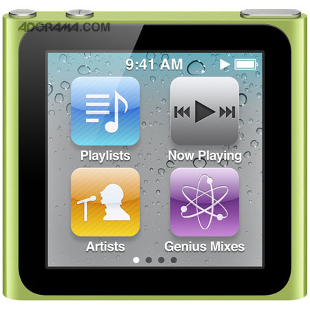 Apple MC690LL/A iPod Nano 8GB 6th Generation, Green