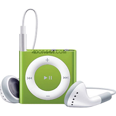 Apple Clip-and-go iPod Shuffle 4th Gen, 2GB, Green