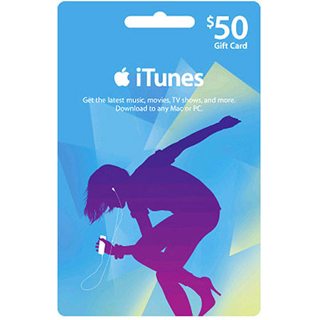 Apple iTunes Gift Card - Silhouette - $50