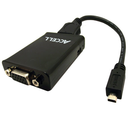 Accell Micro HDMI (Type-D) to Female VGA Adapter