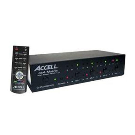 Accell UltraAV 4 x 4 HDMI Matrix Switch