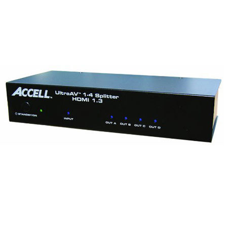 Accell UltraAV 1x4 HDMI Splitter