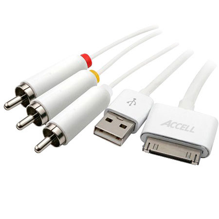 Accell 5ft Composite Video and Stereo Audio Cable