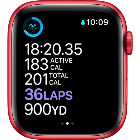 Apple Watch Series GPS Cellular, 44mm Red Aluminum Case