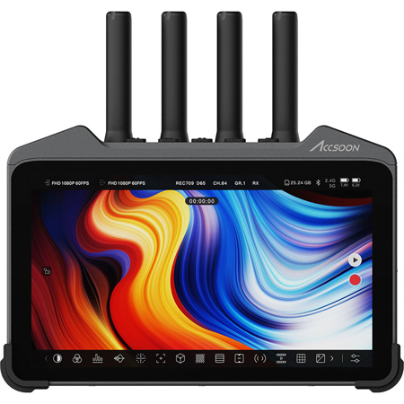 Accsoon CineView M7 Pro 7" Full HD Touchscreen On-Camera Smart Monitor with Wireless Video Receiver