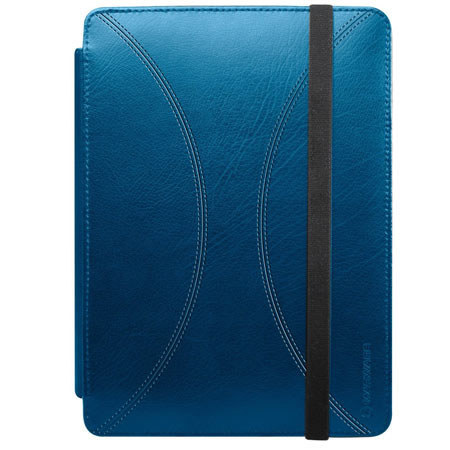 Marware Axis Leather Folio Carrying Case, Blue