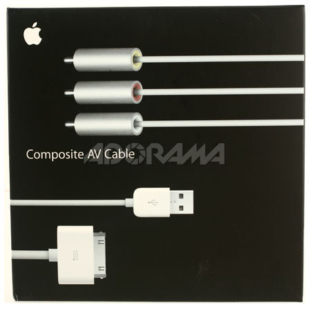 Apple MB129LL/B Composite AV Cable with USB Connectors