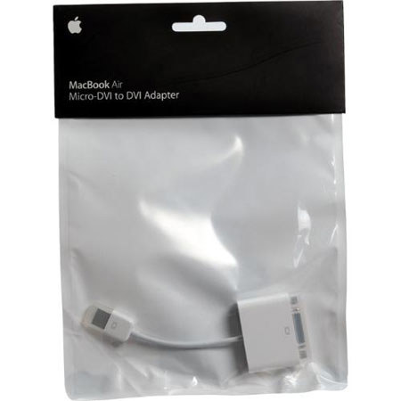 Apple Micro-DVI Male to DVI Male Video Adapter