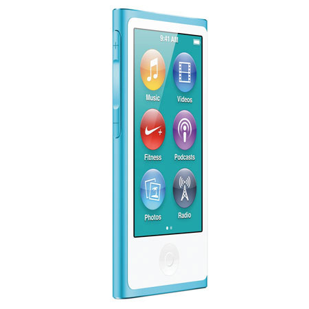 Apple MD477LL/A 16GB iPod Nano 7th Generation, Blue, USA Warranty