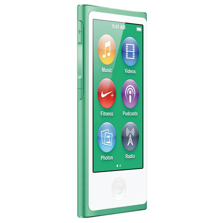 Apple MD478LL/A 16GB iPod Nano 7th Generation, Green, USA Warranty