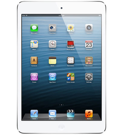 Apple iPad mini Wi-Fi + Cellular 16GB for Verizon - White and Silver