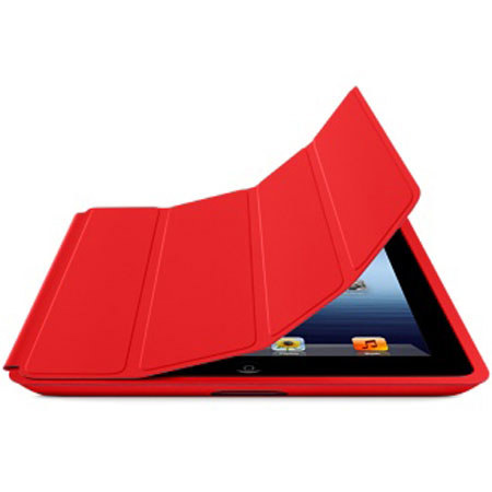 Apple iPad Smart Case - Polyurethane - Red - for iPad 2, iPad 3 & iPad 4