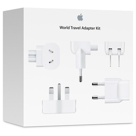 Apple World Travel Adapter Kit, Includes 7x AC Plugs with Prongs